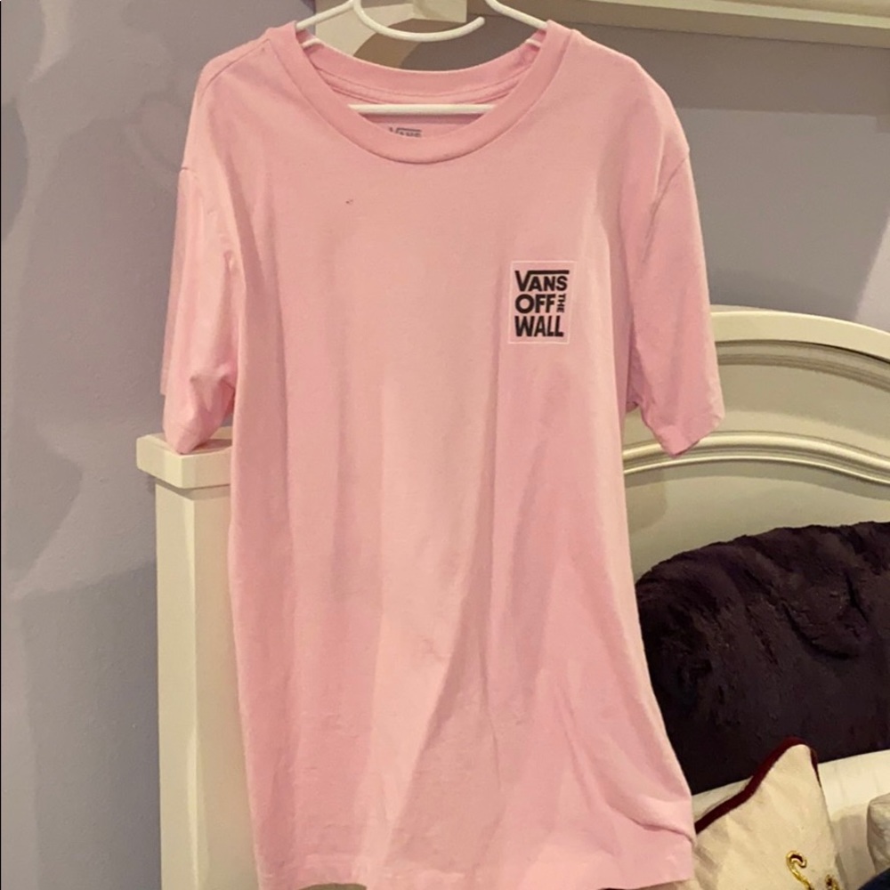 Vans pink graphic tee